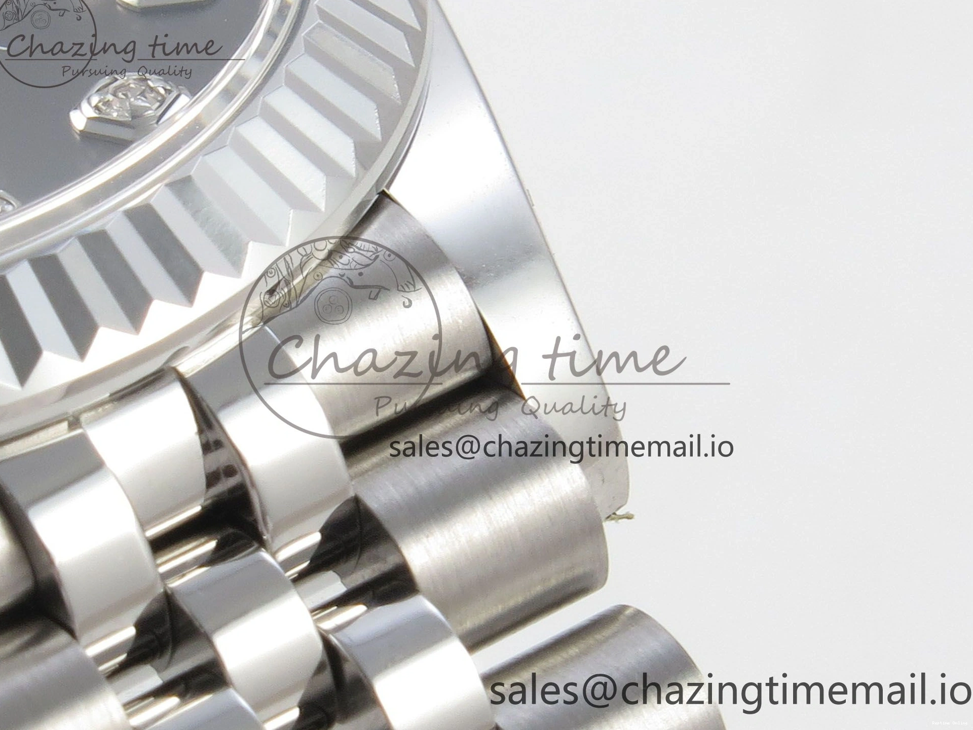 0228 Popular DateJust 31 278274 THBF 1:1 Best Edition 904L Steel Gray Diamond Dial on SS Jubilee Bracelet HZ Cal. 5